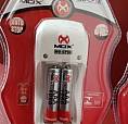 Carregador De Pilhas Com 2 Pilhas Aaa Mox Mo-cp32