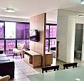 Apt Mobiliado Padrão Luxo 