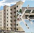 ///Condominio Space Calhau 2, Dimensão // 2 Quartos.