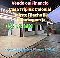 Vendo Ou Financio Casa No  Riacho Iii Contagem