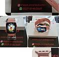 Relógio Hw16 Com Pulseira Milanesa De Brinde