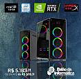 Pc Gamer Novo Ultima Geração - Core I5 9400F + 8Gb + Rtx 2060 6Gb + Ssd 120Gb + Hd 1Tb