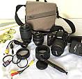 Camera Nikon D5100, 3 Lentes Inclusas