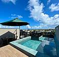 Apartamento Rooftop Cais Eco Residência, Padrão Due, Na Beira Mar De Muro Alto