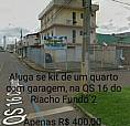Kit Um Quarto Com Garagem  R$ 400, 00 