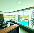 Apartamento Brasil Beach Mobiliado - 155 M2 Com 3 Suítes, 2 Salas, 1 Lavabo