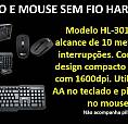 Mouse E Teclado Sem Fio