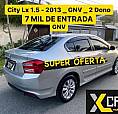 Honda City Lx 1.5 - 2013 _ Gnv _ Couro _ 2º Dono 