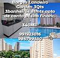 3Qts C/3Banheiros 81Mts Armários Planejados Borges Landeiro 