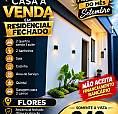 Vendo Casa Nova Em Residencial Fechado/ Flores/ 2 Qtos Sendo 1 Suíte 