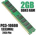 2 Gb Ddr3 1333 Mhz Para Computador Desktop