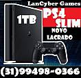 Promoção - Playstation 4 Slim Hd 1Terabyte Novo Com Garantia 06 Meses - Loja Fisica