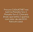 Alugo Casa/Kitnet Para Casal
