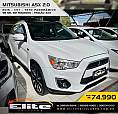 Asx 2015 2.0 4X4 Awd Gasolina 4P Cvt Top C/ Teto Panorâmico E Xênon De Fab.