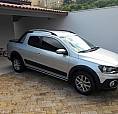 Vw - Volkswagen Saveiro Cross Cd 1.6 Prata (Único Dono)