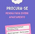 Procuro Menina Para Dividir Apartamento 