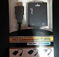 Conversor  Hdmi Vga Com Áudio Adaptador Hdmi Para Vga