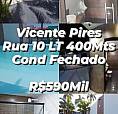 Rua 10 Vicente Pires Lote 400Mts Casa Com Piscina Cond Fechado 