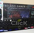 Kit Teclado E Mouse Kp-2043 Português Brasil, Semi Mecanico