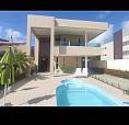 Casa Na Praia Do Poço Com 06 Quartos