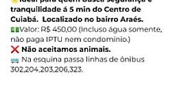 Aluga-Se Kitnet No Bairro Araés