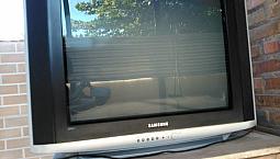 Tv Samsung Tubo 29 Polegadas Tela Plana Seminova