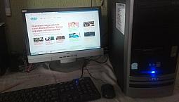 Pc Com Wi-Fi Mais Monitor De 17'