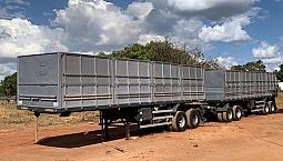 Carreta Guerra 9 Eixos Rodotrem Com Dolly 5 Roda C Pneus