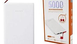 Carregador Portátil Kaidi 5000Mah Slim Kd-952
