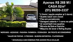 Excelente Casa 2 Dormitórios