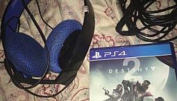 Combo , Headset Sony Original Pega Em Tudo + Destiny 2 Ps4