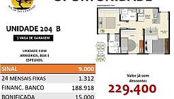 Solar Do Cerrado Ap. 02 Qtos 01 Suíte 45,00 M² - Plano Facilitado, Ceilândia Norte