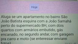 Aluga Se Um Apartamento No Bairro São João Batista