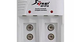 Carregador De Pilhas Novo Knup