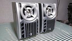 2 Caixas De Som Gradiente Passiva Modelo Sg400 Prateado, 100W Em Rms Bivolt