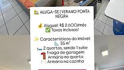 Alugo Apartamento Mobiliado Em Ponta Negra 