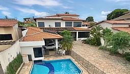 Casa Estilo Colonial Com 6 Quartos, 4 Suítes, Área Gourmet E Lazer Completo Com 600M2 De A