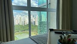 Apartamento 1 Quarto Mobiliado Com Vista Para O Parque Vaca Brava - Pronto Para Morar!