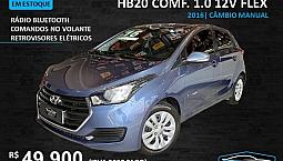 Hyundai Hb20 Comf. 1.0 12V Flex - Ano 2016 Completo