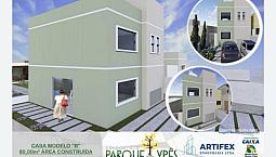 Sobrado 2 Qts. Novo Jaraguá. Lavabo, Churrasq, 2 Vagas, Doc Gratis, Entrada Facilitada