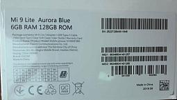 Celular Mi9 Lite 6G De Ram 128G De Memória Rom