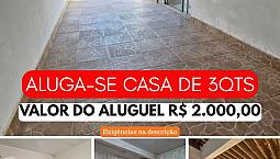 Alugo Casa 03Q Senador Canedo 