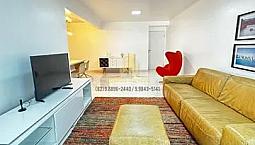 Ponta Verde, Locação De Apartamento Mobiliado, 140M², 03 Quartos Mais Dce