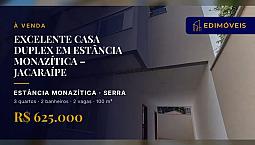 Estância Monazítica: Casa Duplex Com Excelente Acabamento!