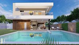 Ótima Casa Com 445M² De Area Construida - 4 Suites - Lazer Privativo!