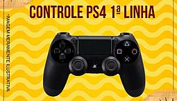 Controle Playstation 4 1ª Linha Otima Qualidade Novo Na Caixa Com Garantia