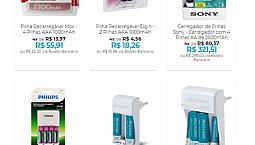 Carregador De Pilhas Para Controles, Cameras, Xbox 360 E One!