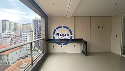 Apartamento No Embaré Com 2 Suítes, Varanda Gourmet E 2 Vagas