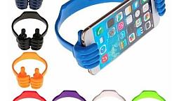 Suporte De Mesa Base Mãozinha Tablet Smartphone Ipad Celular