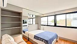 Apartamento Loft Mobiliado 25M² | Mobiliado | 1 Vaga De Garagem - Bairro Mont Serrat